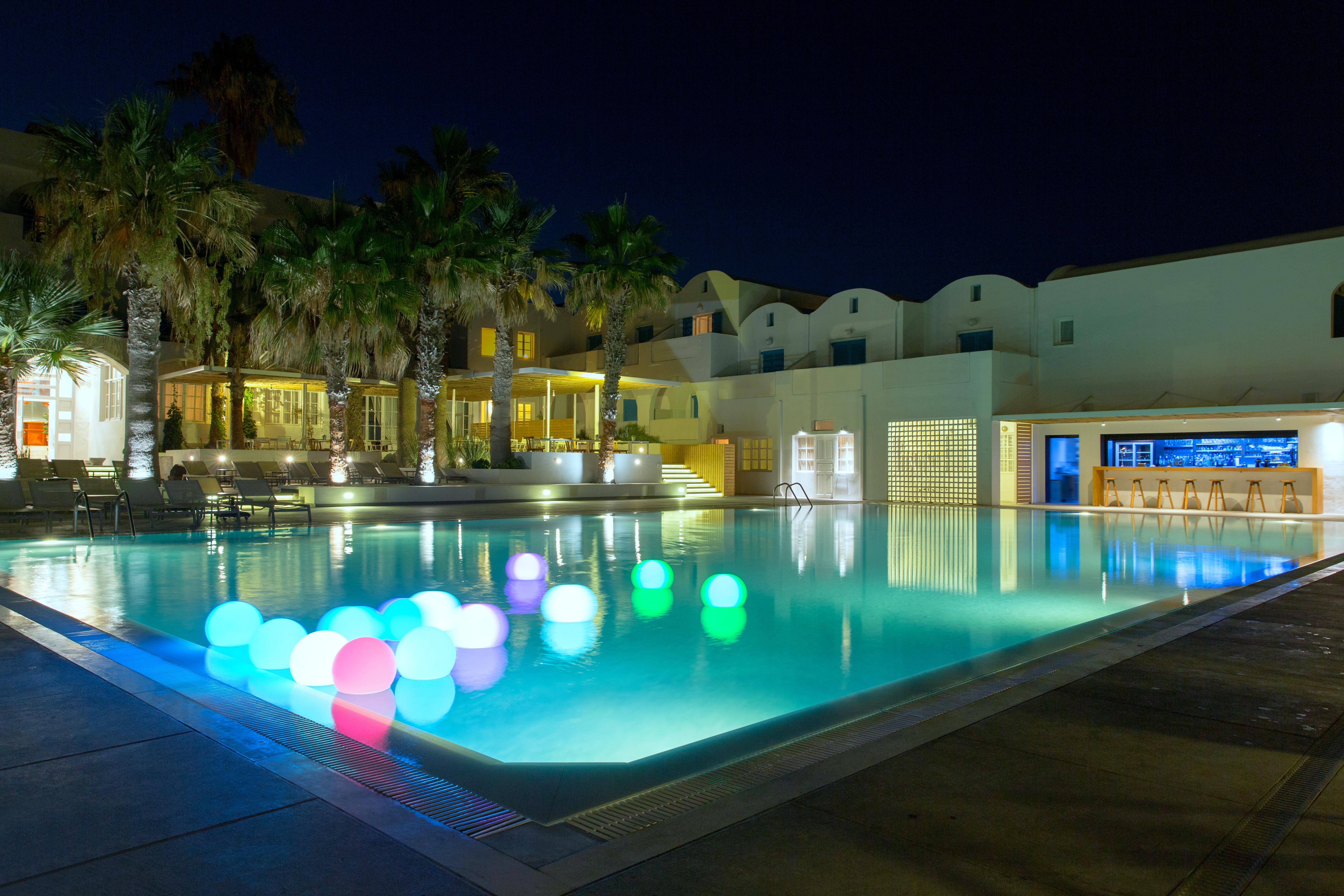 Kamari Beach Hotel Bagian luar foto