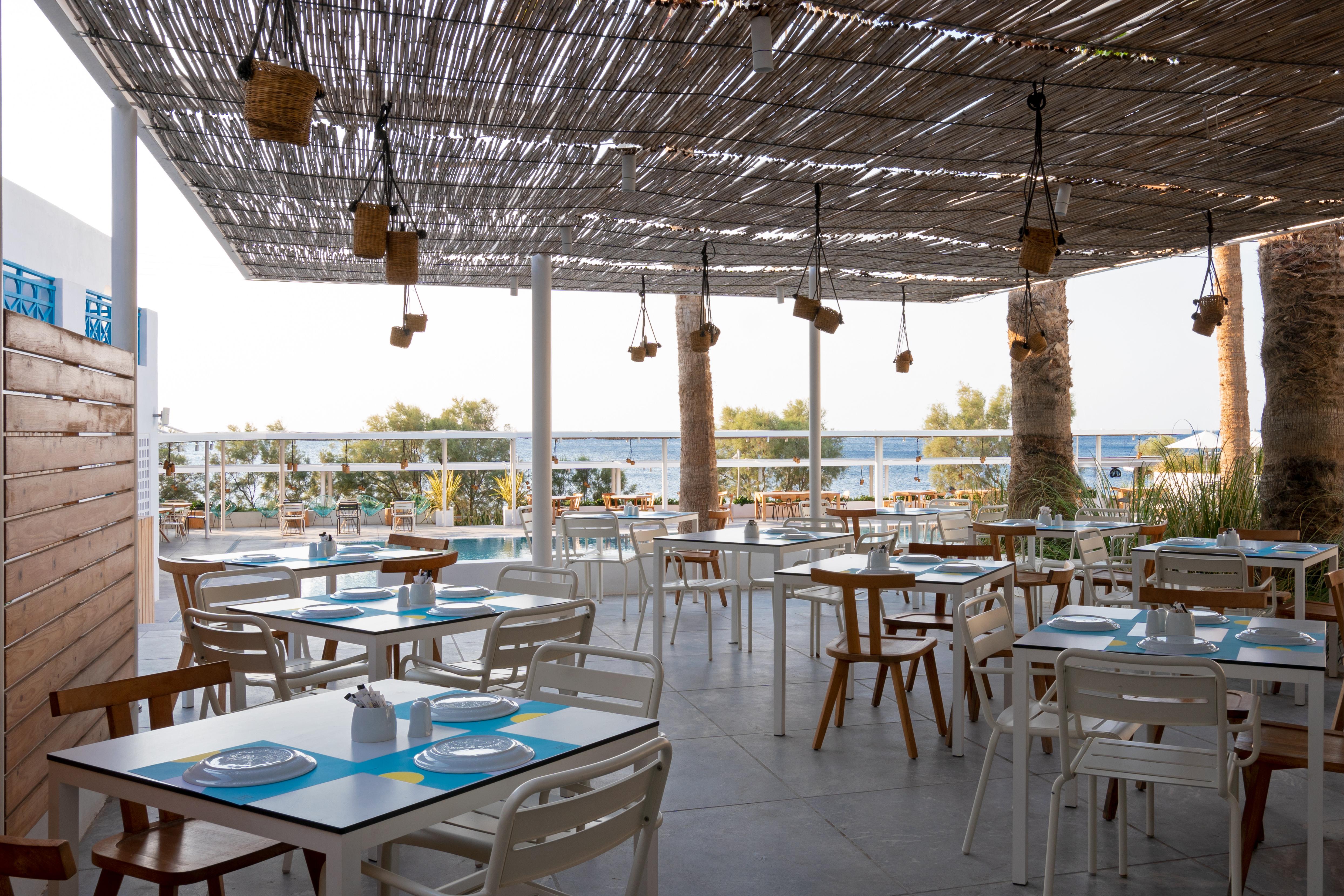 Kamari Beach Hotel Bagian luar foto