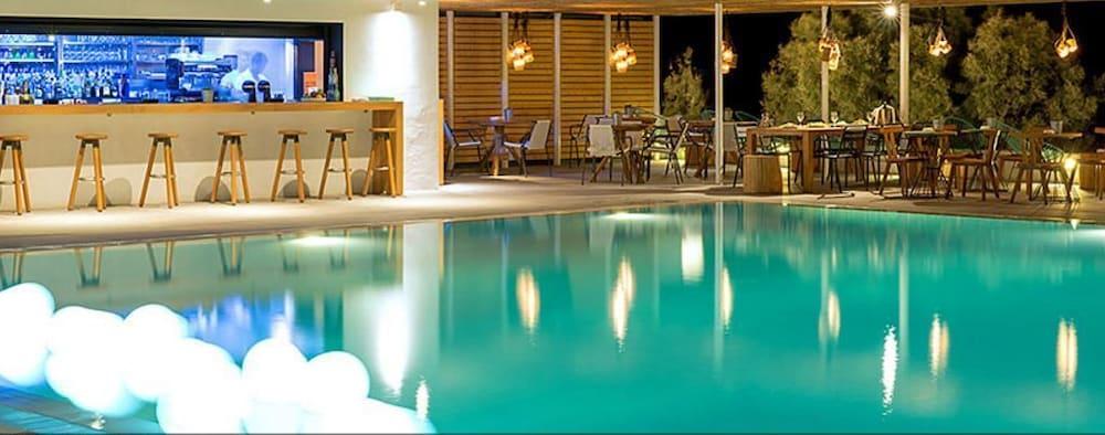 Kamari Beach Hotel Bagian luar foto