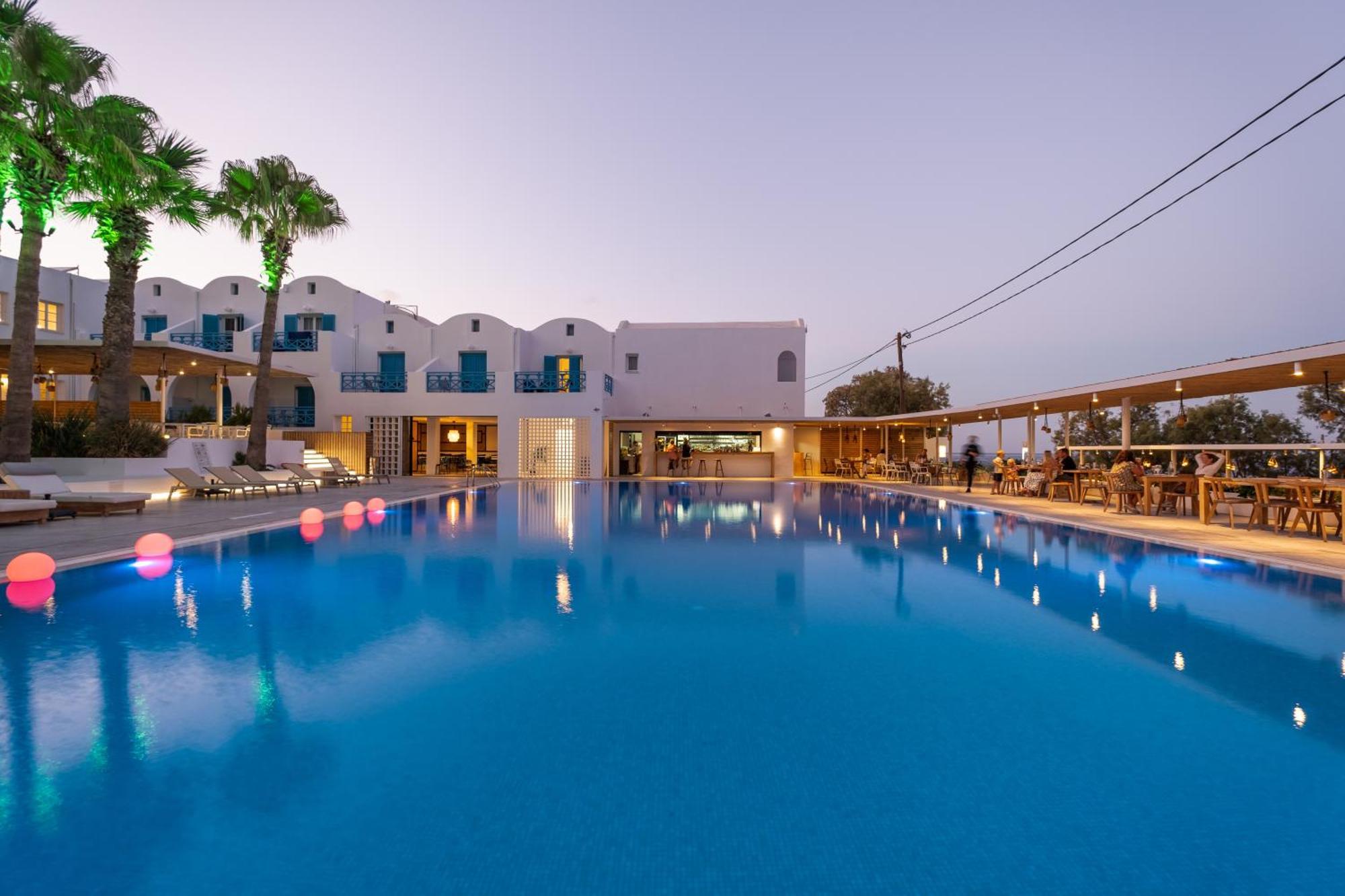 Kamari Beach Hotel Bagian luar foto