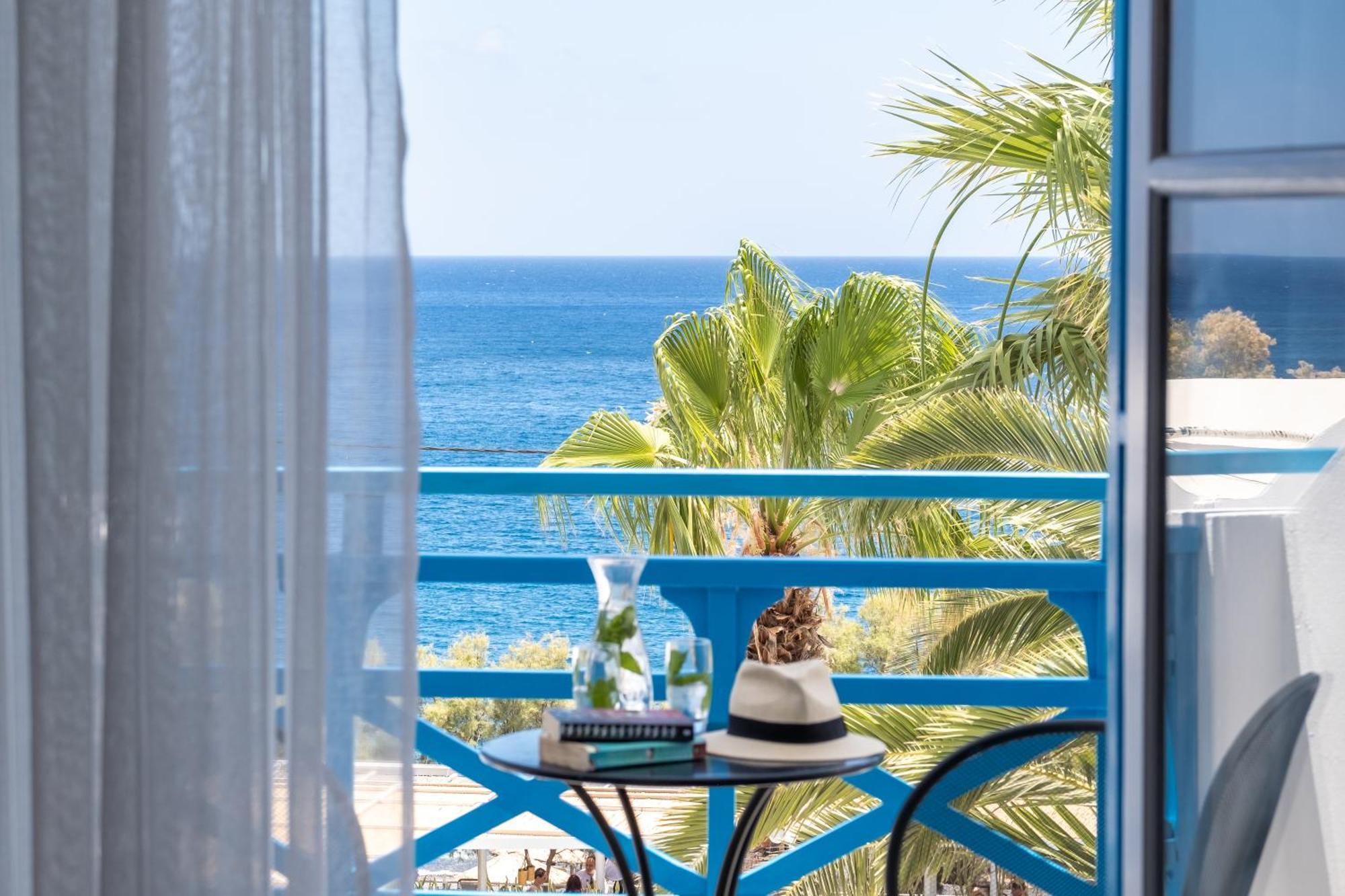 Kamari Beach Hotel Bagian luar foto