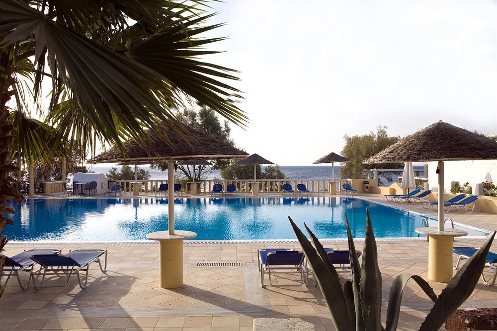 Kamari Beach Hotel Bagian luar foto